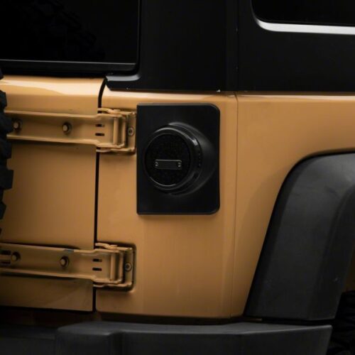 Raxiom for 2007-2018 Jeep Wrangler JK Axial Series Halo LED Tail Lights- Black Housing (Clear Lens) - Image 6