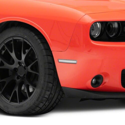 Raxiom for 2015-2023 Dodge Challenger Excluding Widebody Axial Series LED Side Marker Lights- Clear - Image 3