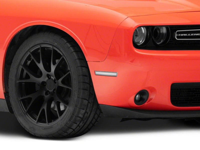 Raxiom for 2015-2023 Dodge Challenger Excluding Widebody Axial Series LED Side Marker Lights- Clear - Image 3