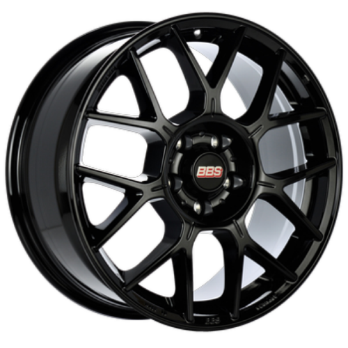 Alternative view of BBS XR 18x8 5x112 ET44 Black Gloss Wheel -82mm PFS/Clip Required