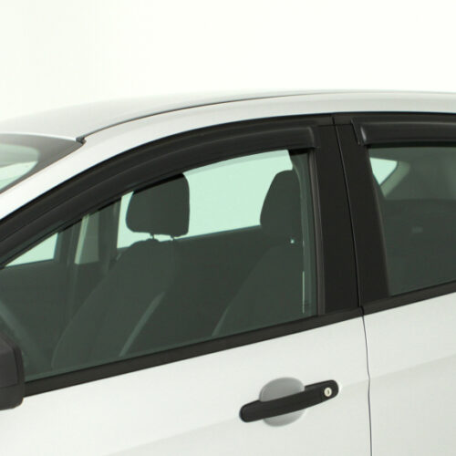 AVS 22-23 Hyundai Santa Cruz Outside Mount Ventvisor Deflector 4pc - Smoke - Image 5