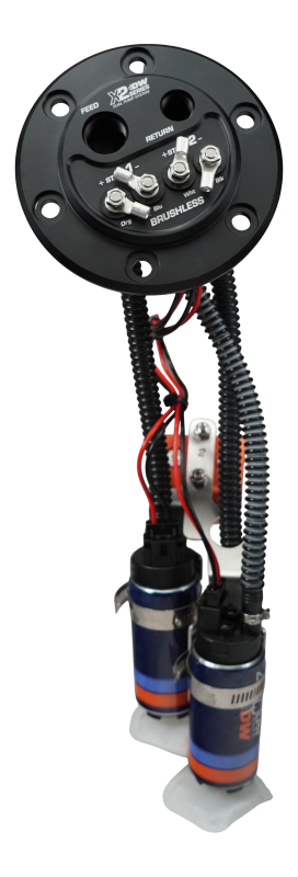DeatschWerks X2 Pump Hanger w/ Dual DW420 for for 1992-2000 Honda Civic