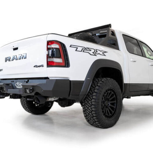 Addictive Desert Designs for 2021 Dodge RAM 1500 TRX Stealth Fighter Rear Bumper - Hammer Black - Image 8