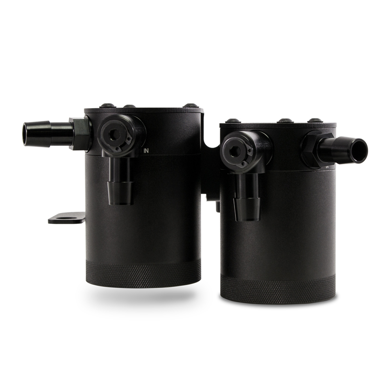 Mishimoto Baffled Oil Catch Can - Black for 09+ Nissan 370Z Direct Fit - Image 2