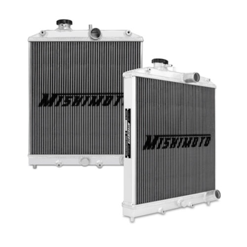 Alternative view of Mishimoto Aluminum Radiator for 92-00 Honda Civic / 93-97 Del Sol Manual X-LINE (Thicker Core)