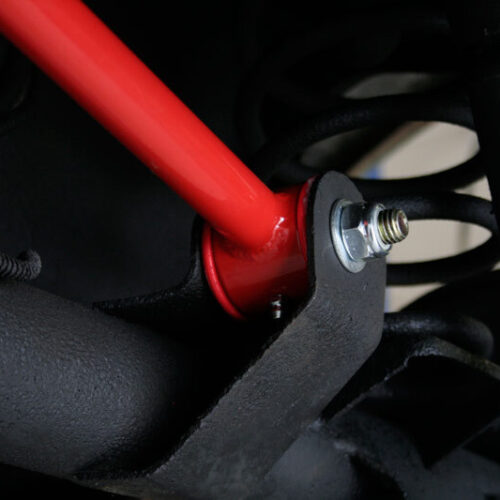 Alternative view of UMI Performance 5021-B 75-80 GM H-Body Single Adjustable Panhard Bar- Rod End