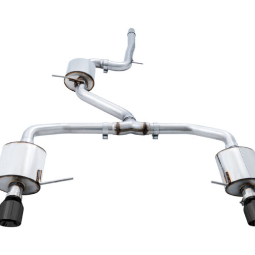 AWE Tuning Exhaust - Diamond Black Tips (Fits High-Flow DP) for 18-21 Volkswagen Jetta GLI Mk7 Touring
