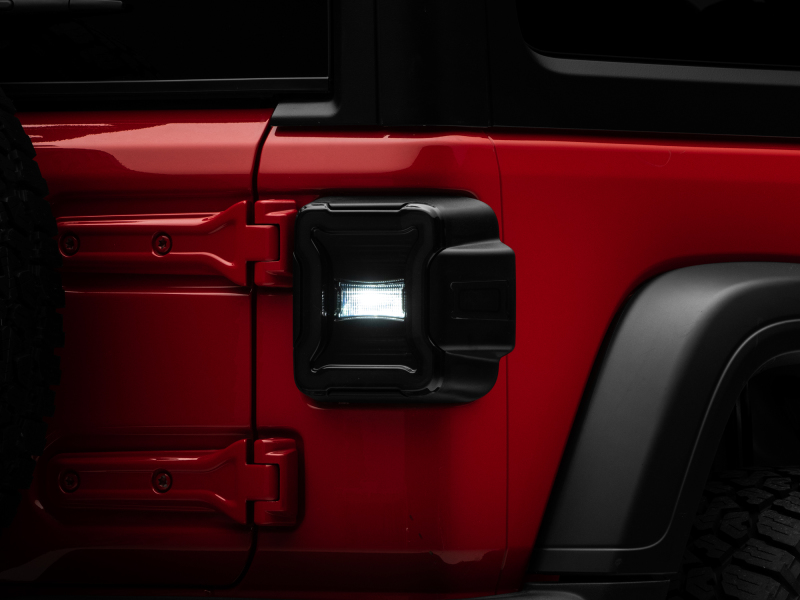 Raxiom for 2018-2022 Jeep Wrangler JL LED Tail Lights- Black Housing (Smoked Lens) - Image 8