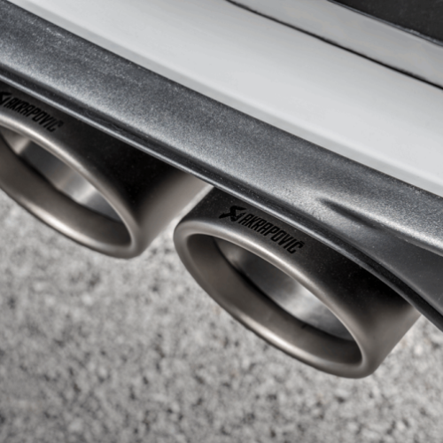 Alternative view of Akrapovic Slip-On Race Line (Titanium) w/Titanium Tail Pipe Set for 2018 Porsche 911 GT3 (991.2)