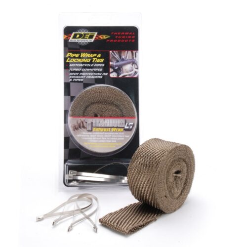 DEI 10123 Exhaust Wrap Kit - Pipe Wrap and Locking Tie - Titanium - Image 7