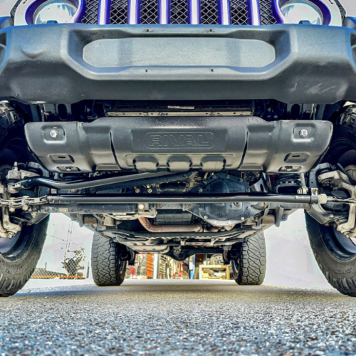 Rival 18-26 Jeep Wrangler JL 07-18 Jeep JK 20-26 Jeep Gladiator Except Mojave Lower Skid Plate - Image 5
