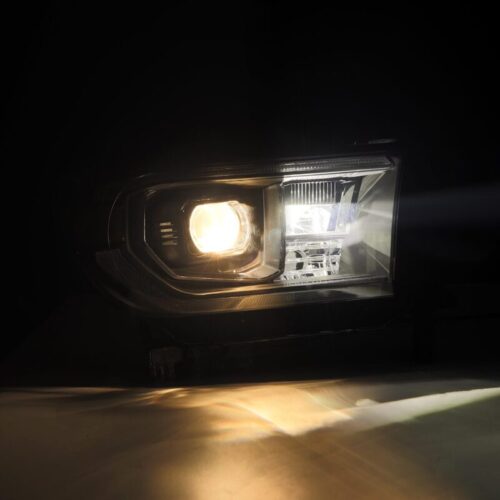 AlphaRex 880823 07-13 Toyota Tundra / 08-17 Sequoia LUXX-Series LED Proj HL Blk w/Actv Lgt Seq. Sig + DRL - Image 5