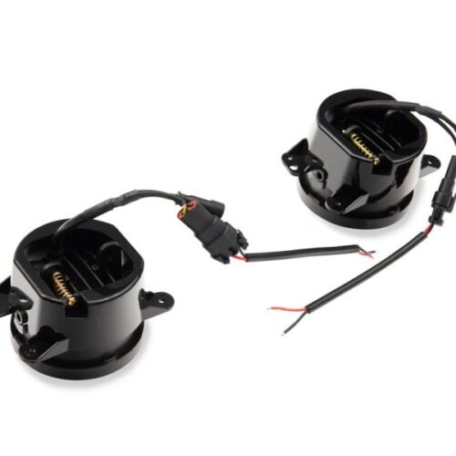 Raxiom for 2007-2018 Jeep Wrangler JK Axial Series 4-In LED Fog Lights w/ RGB Halo - Image 5