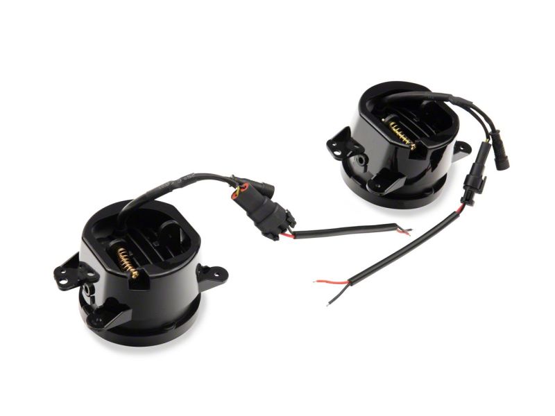 Raxiom for 2007-2018 Jeep Wrangler JK Axial Series 4-In LED Fog Lights w/ RGB Halo - Image 5