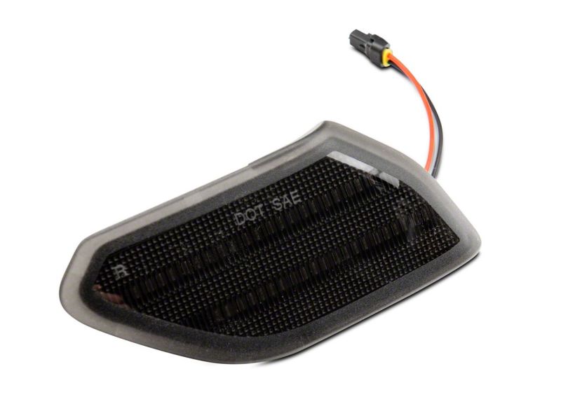 Raxiom for 2018-2023 Jeep Wrangler JL Axial Series LED Fender Flare Marker Lights- Smoked - Image 5