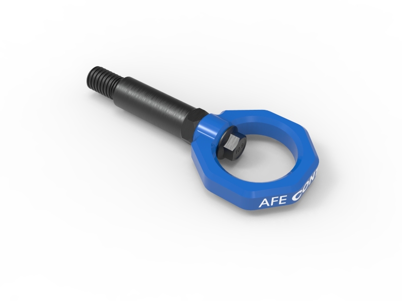 aFe Power Control Front Tow Hook Blue BMW F-Chassis 2/3/4/M - Image 2