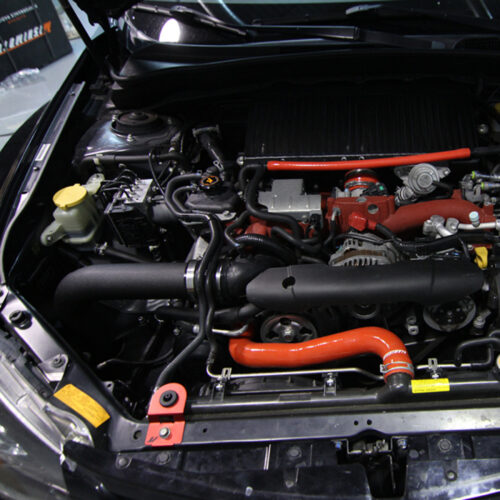 Mishimoto Cold Air Intake Kit - Wrinkle Black for 08+ Subaru WRX/STi Performance - Image 3