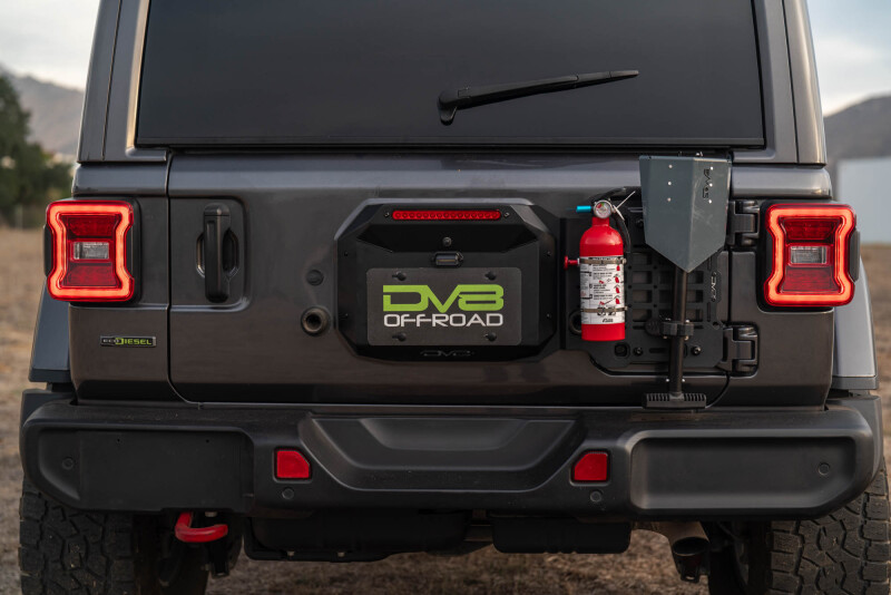 DV8 Offroad 2018-2025 Jeep Wrangler JL Tailgate Reinforcement Molle Panel - Image 6
