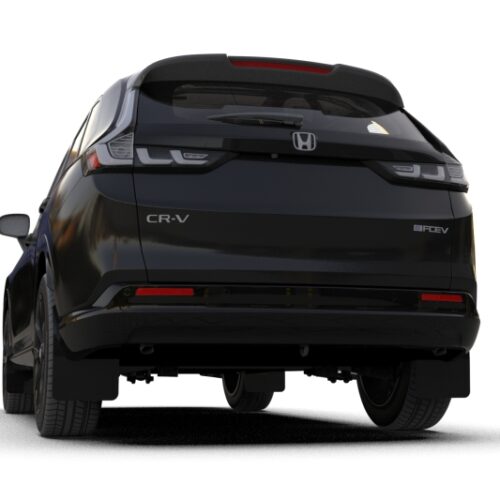 Rally Armor 23-26 Honda CR-V Black Mud Flap - White Logo - Image 3