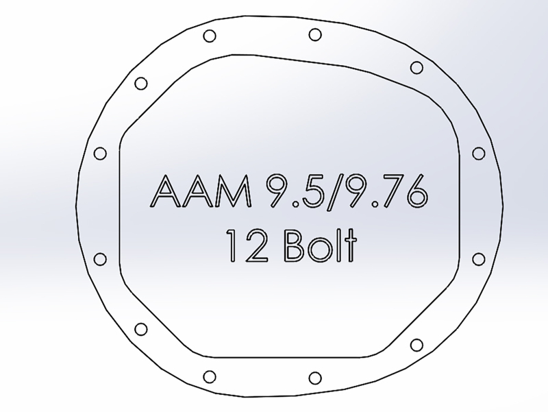 aFe Power Pro Series AAM 9.5/9.76 Rear Diff Cover Black w/Mach Fins 14-19 GM Silverado/Sierra 1500 - Image 7