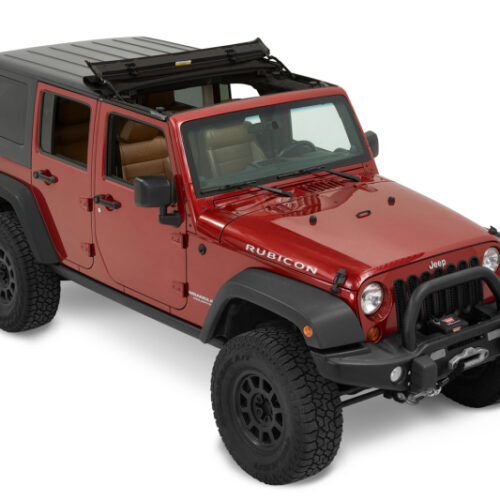 Bestop 07-18 Jeep Wrangler JK Sunrider For Hardtop (Premium Black Twill 2-Door Or 4-Door)