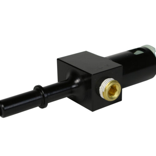 Aeromotive 5/16in Quick Connect with AN-06 port and 1/8in gauge port - Image 2