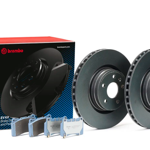 Brembo OE KT08021 12-21 Tesla Model S/16-21 Model X EV Brake Kit - Front