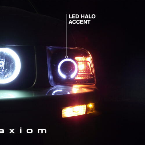 Raxiom for 2005-2009 Ford Mustang Halogen 2010 Style LED Halo Headlights-Blk Hsng(Clear Lens/Excludes GT500) - Image 5