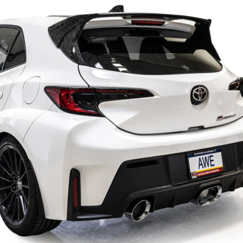 AWE Tuning Touring Edition Cat-Back Exhaust - Chrome Silver Tips for 23-24 Toyota GR Corolla - Image 8