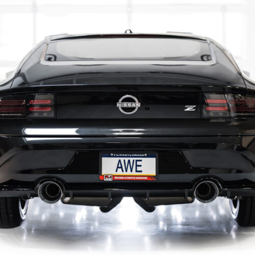 AWE Tuning Track Edition Cat-Back Exhaust System w/ Chrome Silver Tips for 2023 Nissan Z RZ34 RWD - Image 9