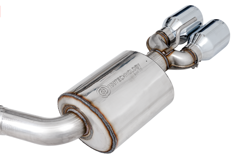 AWE Tuning Touring Edition Exhaust - Quad Silver Tips for 2015+ Dodge Challenger 6.4L/6.2L Non-Resonated - Image 6