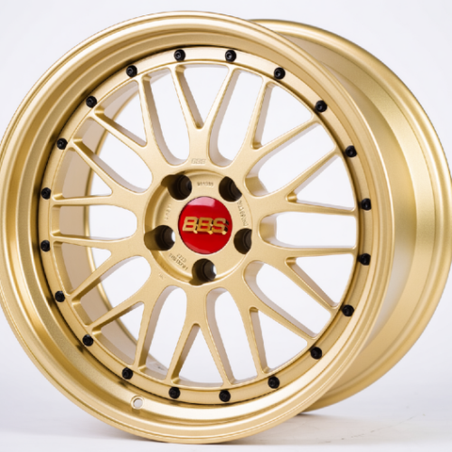 BBS LM 19x10 5x114.3 ET22 F1 Championship Edition Gold Wheel
