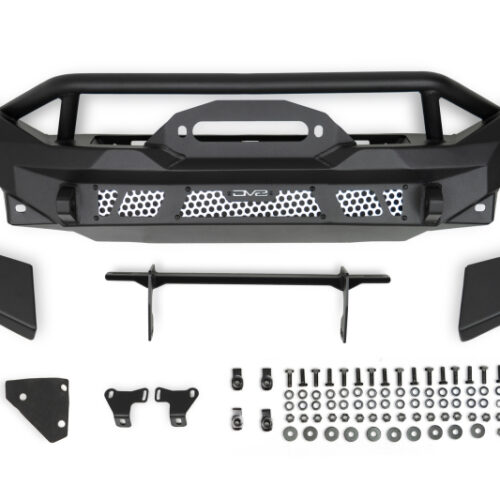 DV8 Offroad FBJL-12 07-18 Jeep Wrangler JK / 18-23 Wrangler JL / 20-23 Gladiator JT MTO Series Front Bumper - Image 5