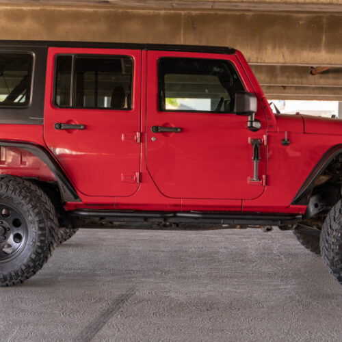 DV8 Offroad 07-18 Jeep Wrangler JK (4 Door Only) OE Plus Side Steps - Image 9