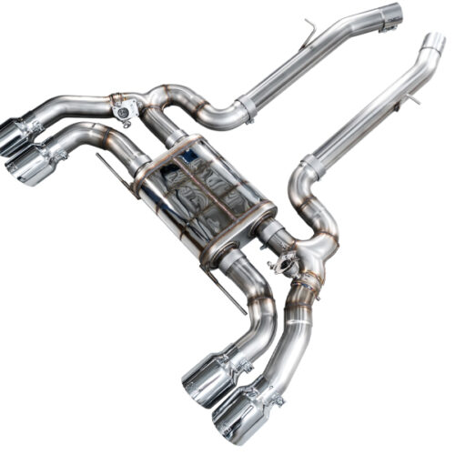AWE Tuning SwitchPath Axle-Back Exhaust - Chrome Silver Tips for 20-25 BMW X3 M/M Comp (F97) AWD