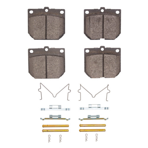 R1 1969-1983 Nissan 240Z Front R1 Semi Met Pads & Hardware Kit