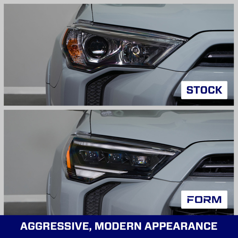 Form Lighting 2014-2024 Toyota 4Runner Sequential LED Projector Headlights (Pair) - Image 7