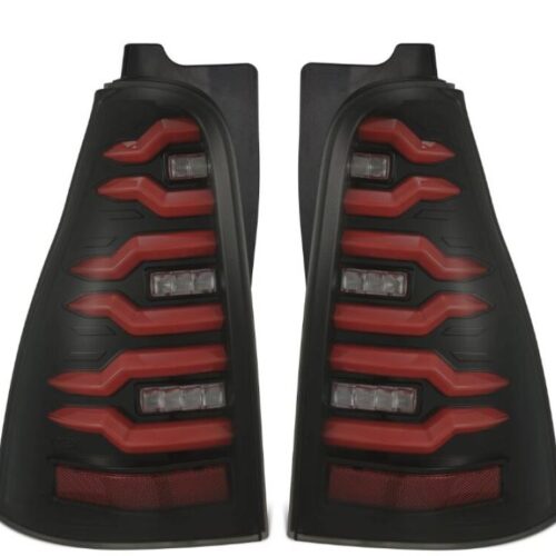 AlphaRex 03-09 Toyota 4Runner LUXX-Series LED Tail Lights- Black/Red