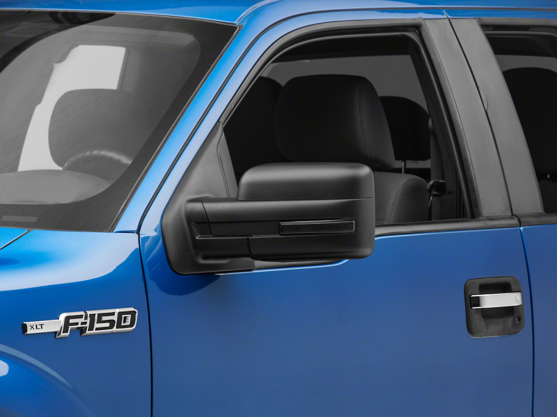 Raxiom for 2009-2014 Ford F-150 Axial Series LED Mirror Mounted Turn Signals- Smoked