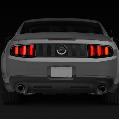 Raxiom for 2010-2012 Ford Mustang Vector V2 LED Tail Lights - Gloss Black Housing (Clear Lens) - Image 3