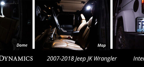 Diode Dynamics Wrangler JK 4dr Interior Kit Stage 2 - Cool - White - Image 3