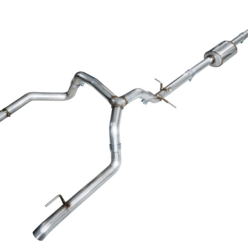 AWE Tuning 4th Gen GM 1500 5.3L 0FG Cat-Back Split Rear Exit (w/ Bumper Cutouts) - OE Tips