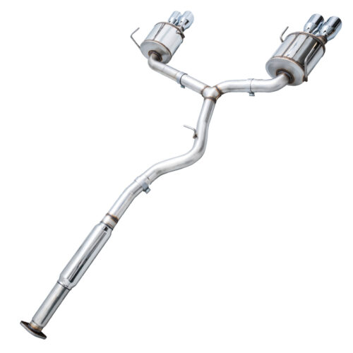 AWE Tuning Touring Edition Exhaust - Chrome Silver Tip (102mm) for Subaru STI VA / WRX GV / STI GV Sedan - Image 4