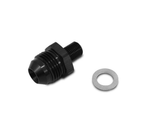 Vibrant AN to Metric Straight Adapter -4AN Metric 8mm x 1.5