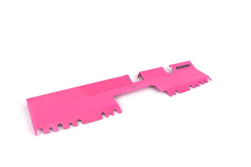 PERRIN 15-21 Subaru WRX/STI Radiator Shroud (With/Without OEM Intake Scoop) - Hyper Pink - Image 2