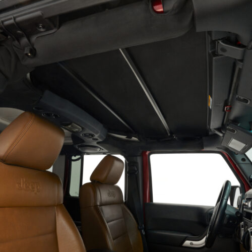 Bestop 07-18 Jeep Wrangler JK Sunrider For Hardtop (Premium Black Twill 2-Door Or 4-Door) - Image 7