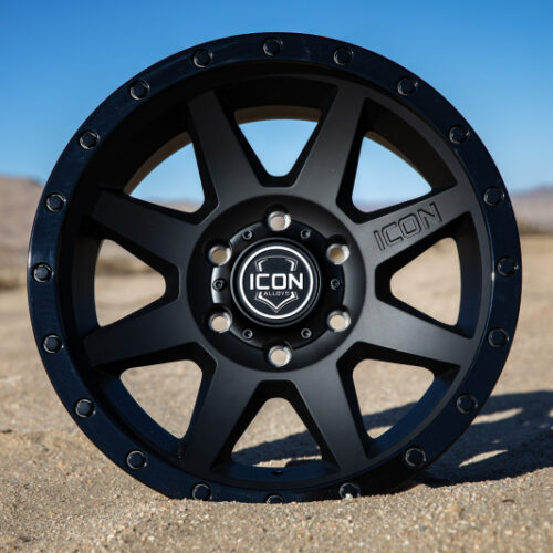 ICON Rebound 18x9 6x135 6mm Offset 5.25in BS 87.1mm Bore Double Black Wheel - Image 3