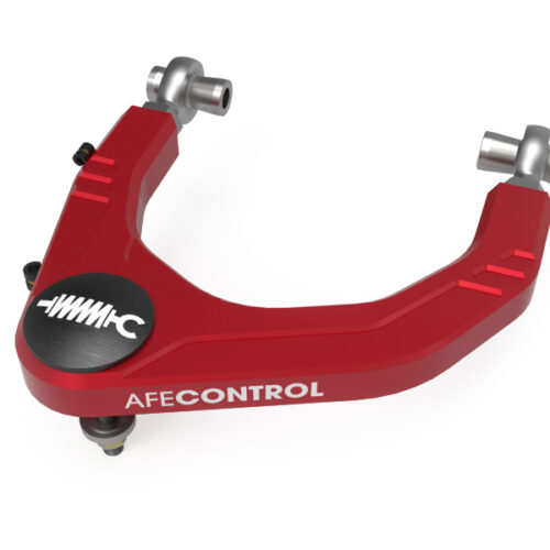 aFe Power Control 05-23 Toyota Tacoma Upper Control Arms - Red Anodized Billet Aluminum - Image 5