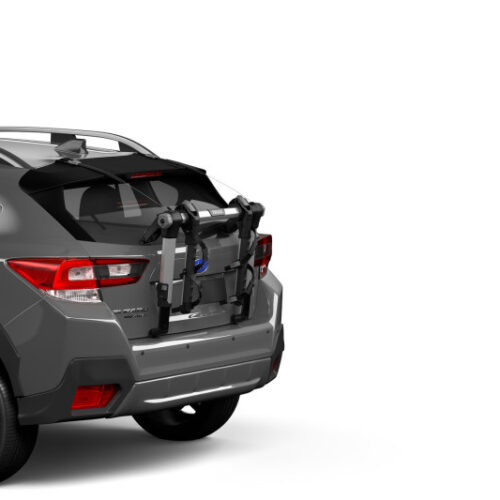 Thule OutWay Hanging-Style Trunk Bike Rack (Up to 2 Bikes) - Silver/Black - Image 5