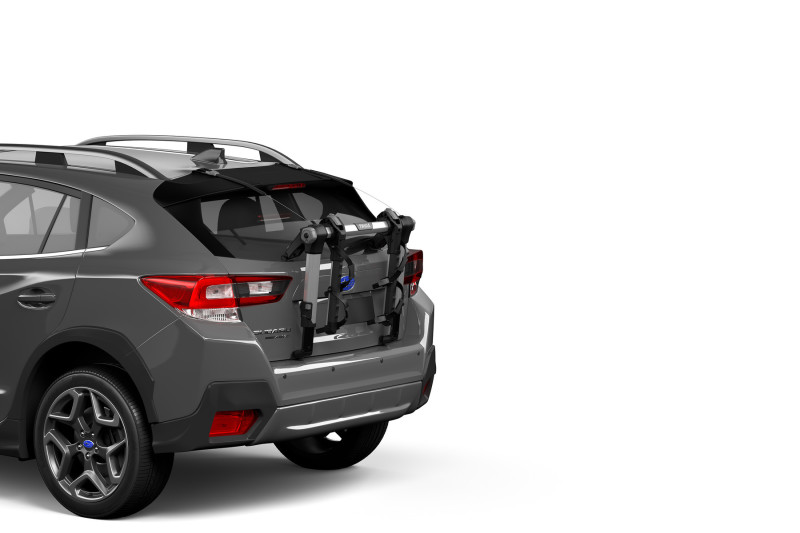 Thule OutWay Hanging-Style Trunk Bike Rack (Up to 2 Bikes) - Silver/Black - Image 5